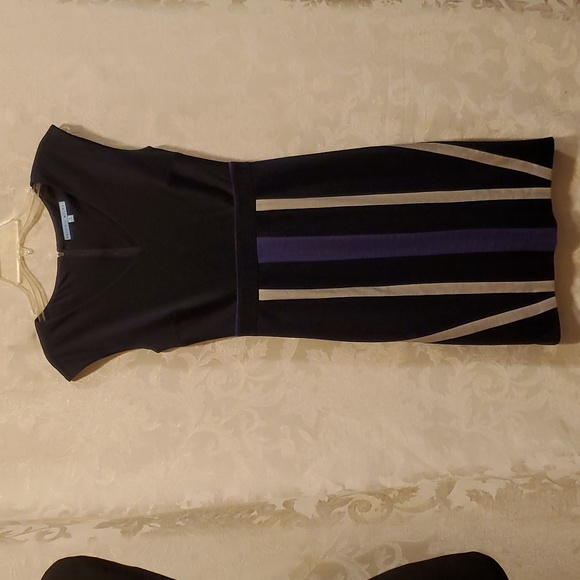 SZ.0 WOMEN' ANTONIO MELANI SLEEVELESS V-NECK MULTICOLORED  WOMEN'S BUSINESS DRE… - Picture 1 of 5